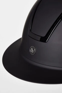 Horze Noir Reithelm Mit Glänzendem Rahmen -Reitbekleidung Verkaufsgeschäft 30084 BL 5