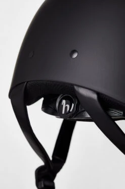 Horze Noir Reithelm Mit Glänzendem Rahmen -Reitbekleidung Verkaufsgeschäft 30084 BL 6