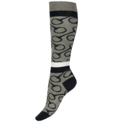 Horze Jacquard Strick-Reitsocken -Reitbekleidung Verkaufsgeschäft 31354 FRBE 1