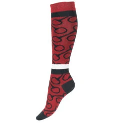 Horze Jacquard Strick-Reitsocken -Reitbekleidung Verkaufsgeschäft 31354 SSRE 1