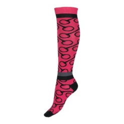 Horze Jacquard Strick-Reitsocken -Reitbekleidung Verkaufsgeschäft 31354 VPI BL 1