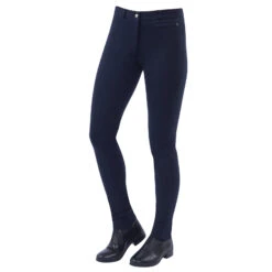 Dublin Supa-Fit Damen Jodhpur Reithose Mit Kniebesatz -Reitbekleidung Verkaufsgeschäft 323898 DB 2