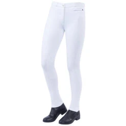 Dublin Supa-Fit Damen Jodhpur Reithose Mit Kniebesatz -Reitbekleidung Verkaufsgeschäft 323898 WH 2