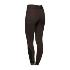 Cavalleria Toscana American Damen Reithose Mit Kniebesatz Mit Perforiertem Logo Tape Und Grip -Reitbekleidung Verkaufsgeschäft 331276 BR 1