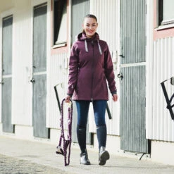Horze Freya Lange Damen Softshelljacke -Reitbekleidung Verkaufsgeschäft 33154 PRPU 4