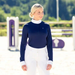 Horze Blaire Langarm-Funktions-Turniershirt -Reitbekleidung Verkaufsgeschäft 33209 PDB 2