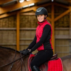 Horze Shelly Leicht Gefütterte Damenreitweste -Reitbekleidung Verkaufsgeschäft 33430 SSRE 4