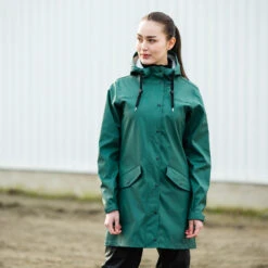 Horze Billie Regenjacke -Reitbekleidung Verkaufsgeschäft 33435 BTGR 5