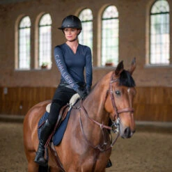 Cavalliera Rose Gold Top, Langärmelig -Reitbekleidung Verkaufsgeschäft 334456 DB 3