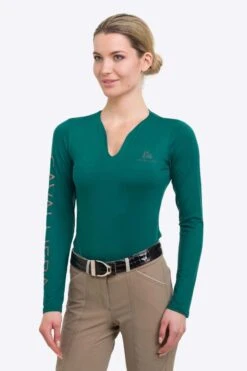 Cavalliera Rose Gold Top, Langärmelig -Reitbekleidung Verkaufsgeschäft 334456 EGR 1