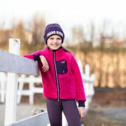 Horze Landry Kinder Fleece Reitjacke -Reitbekleidung Verkaufsgeschäft 33453 FDPI PPPU 3