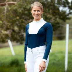 Horze Edie Damen Langarm-Turnierbody 22 Horze Edie Damen Langarm-Turnierbody -Reitbekleidung Verkaufsgeschäft 33475 RPB 3