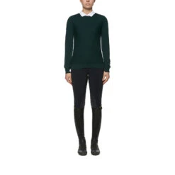 Cavalleria Toscana Damen Wollpullover -Reitbekleidung Verkaufsgeschäft 334887 DGR 1