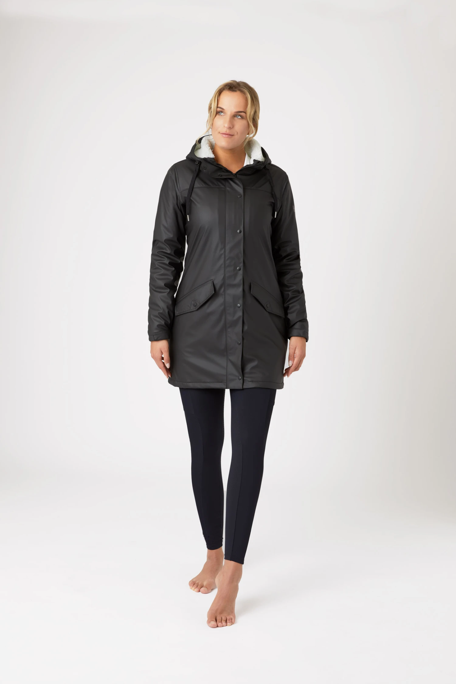 Horze Billie Damen Regenjacke Mit Fleece 5 Horze Billie Damen Regenjacke Mit Fleece – Bild 3