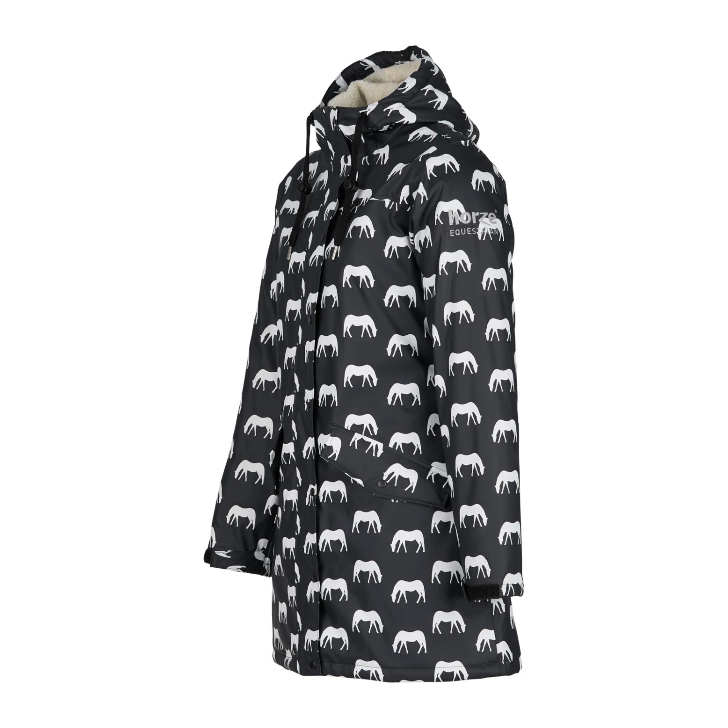 Horze Billie Damen Regenjacke Mit Fleece 14 Horze Billie Damen Regenjacke Mit Fleece – Bild 12
