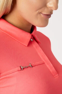 Horze Denise Damen Funktionspoloshirt -Reitbekleidung Verkaufsgeschäft 33528 PI 5