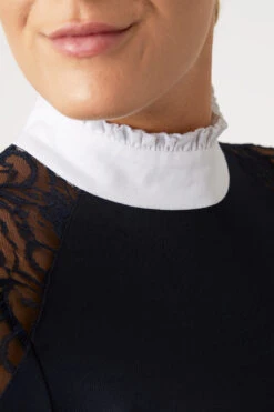 Horze Sylvie Damen Langarm-Turniershirt Mit Spitze -Reitbekleidung Verkaufsgeschäft 33530 VDB 5