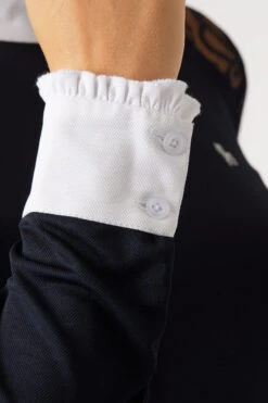 Horze Sylvie Damen Langarm-Turniershirt Mit Spitze -Reitbekleidung Verkaufsgeschäft 33530 VDB 7