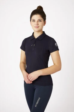 B Vertigo Claudine Damen Kurzarm-Poloshirt -Reitbekleidung Verkaufsgeschäft 33532 vdb 02