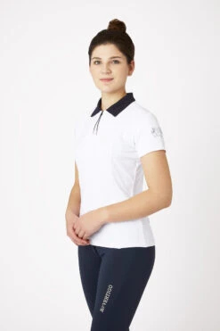 B Vertigo Claudine Damen Kurzarm-Poloshirt -Reitbekleidung Verkaufsgeschäft 33532 wh vdb 02