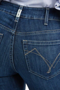 Ariat Real PR Abby Straight Reithose Mit Vollbesatz In Jeansoptik Für Damen -Reitbekleidung Verkaufsgeschäft 335369 DNB 6