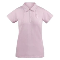 Horze Amy Damen Kurzarm-Poloshirt Mit Baumwollstretch