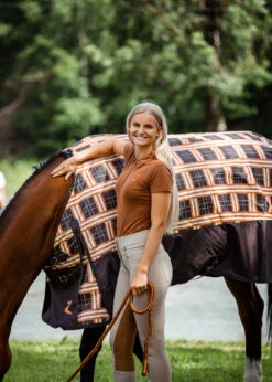 Horze Amy Damen Kurzarm-Poloshirt Mit Baumwollstretch -Reitbekleidung Verkaufsgeschäft 33536 rbbr 07