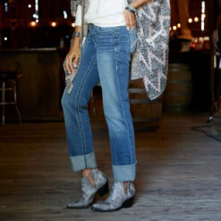 Ariat Real Stretch Icon Straight Jeans Für Damen -Reitbekleidung Verkaufsgeschäft 335371 DNB 6