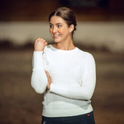 B Vertigo Rachel Damen Strickpullover Mit Zopfmuster -Reitbekleidung Verkaufsgeschäft 33543 ewh 05