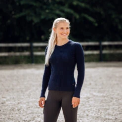 B Vertigo Rachel Damen Strickpullover Mit Zopfmuster -Reitbekleidung Verkaufsgeschäft 33543 vdb 04