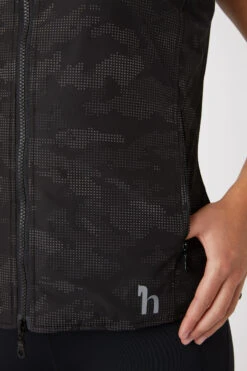 Horze Camo Luminox Reflektierende Damen Reitweste -Reitbekleidung Verkaufsgeschäft 33544 bl si 05