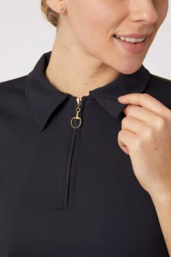 Horze Sagira Damen Trainingshirt Mit Goldener Rückseite -Reitbekleidung Verkaufsgeschäft 33571 VDB 6