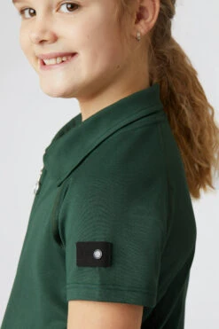 Horze Tiana Kinder Poloshirt Mit Kurzen Ärmeln -Reitbekleidung Verkaufsgeschäft 33574 mvgr 05