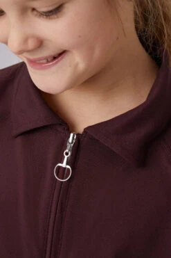 Horze Tiana Kinder Poloshirt Mit Kurzen Ärmeln -Reitbekleidung Verkaufsgeschäft 33574 rmbu 06