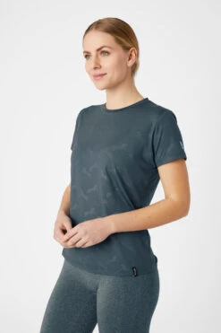 Horze Nina Damen Funktionsshirt Mit Pferdeprint -Reitbekleidung Verkaufsgeschäft 33575 RPB 3
