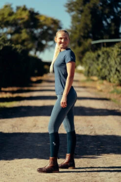 Horze Nina Damen Funktionsshirt Mit Pferdeprint -Reitbekleidung Verkaufsgeschäft 33575 RPB 8