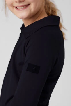 Horze Tiana Kinder Poloshirt Mit Langen Ärmeln -Reitbekleidung Verkaufsgeschäft 33576 VDB 5