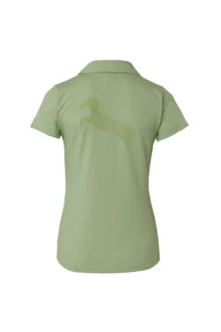 Horze Kia Damen Jersey Poloshirt Mit Rückenprint -Reitbekleidung Verkaufsgeschäft 33579 FMGR 2