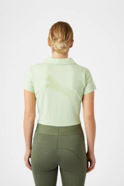 Horze Kia Damen Jersey Poloshirt Mit Rückenprint -Reitbekleidung Verkaufsgeschäft 33579 FMGR 5