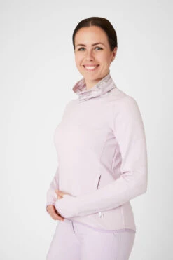 Horze Kaitlin Damen Funktionssweatshirt Mit Blumenkragen -Reitbekleidung Verkaufsgeschäft 33595 OHPU 2