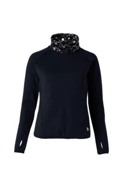 Horze Kaitlin Damen Funktionssweatshirt Mit Blumenkragen -Reitbekleidung Verkaufsgeschäft 33595 PDB 1