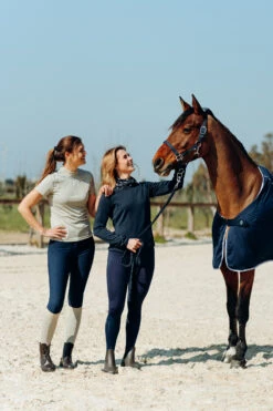 Horze Kaitlin Damen Funktionssweatshirt Mit Blumenkragen -Reitbekleidung Verkaufsgeschäft 33595 PDB 10