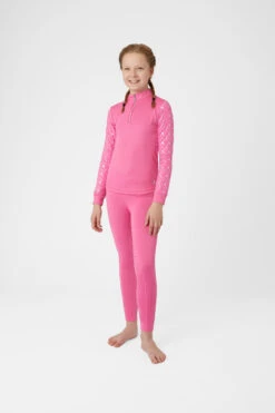 Horze Fia Kinder Trainings-/ Turniershirt Mit Langen Ärmeln -Reitbekleidung Verkaufsgeschäft 33598 AZPI 3