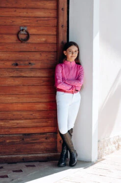 Horze Fia Kinder Trainings-/ Turniershirt Mit Langen Ärmeln -Reitbekleidung Verkaufsgeschäft 33598 AZPI 7