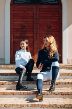 Horze Fia Kinder Trainings-/ Turniershirt Mit Langen Ärmeln -Reitbekleidung Verkaufsgeschäft 33598 WH 6