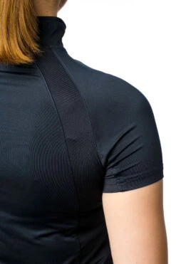 Horseware Aveen Kurzarm-Funktionsshirt Mit Reißverschluss -Reitbekleidung Verkaufsgeschäft 335994 DB 4