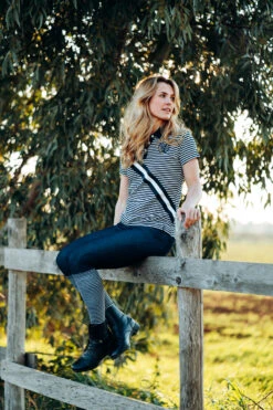 Horze Jessie Damen Jerseyshirt -Reitbekleidung Verkaufsgeschäft 33599 VDB WH 8