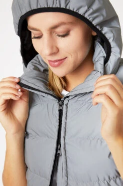 Horze Damen Reflektierende Steppweste -Reitbekleidung Verkaufsgeschäft 33612 rsi 06