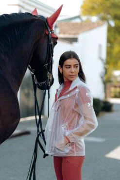 B Vertigo Remi Transparente Damen Regenjacke -Reitbekleidung Verkaufsgeschäft 33623 CLEAR MNRE 7