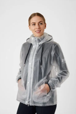 B Vertigo Remi Transparente Damen Regenjacke -Reitbekleidung Verkaufsgeschäft 33623 CLEAR VDB 2